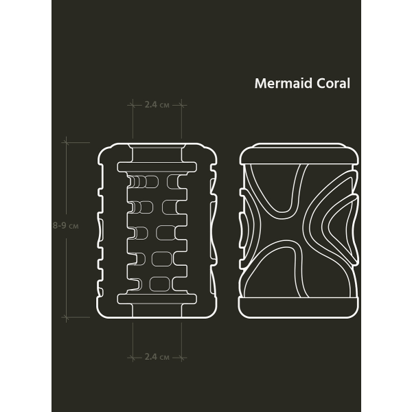 Handy: Handy Mermaid Sleeve, Coral Transparent