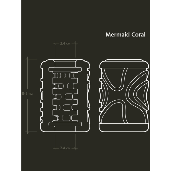 Handy: Handy Mermaid Sleeve, Korals Transparent