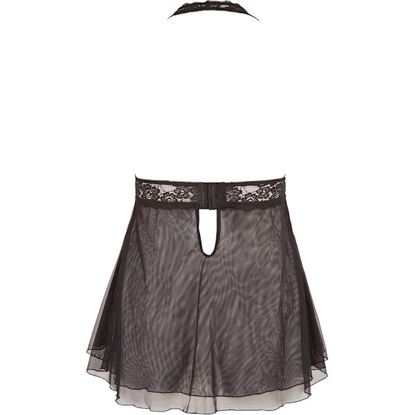 Cottelli Curves: Babydoll med spets, svart Svart 4XL