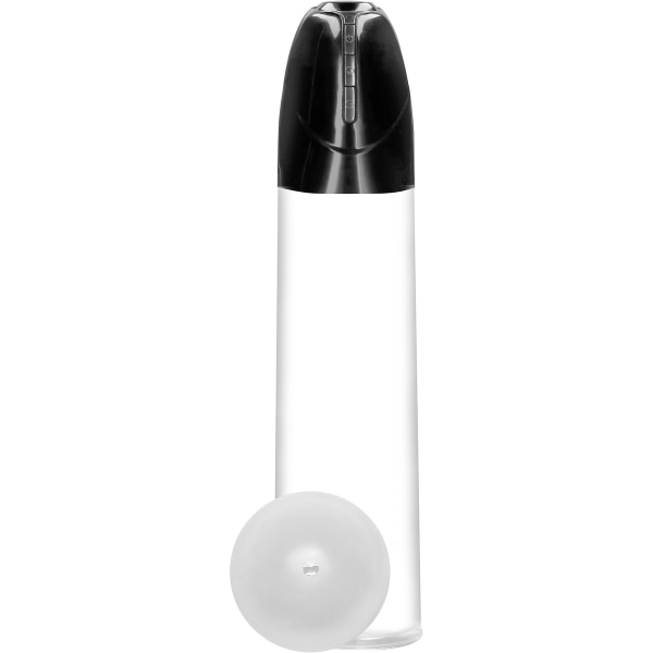 Pumped: Rechargeable Smart Cyber Pump with Masturbator Sleeve Transparent