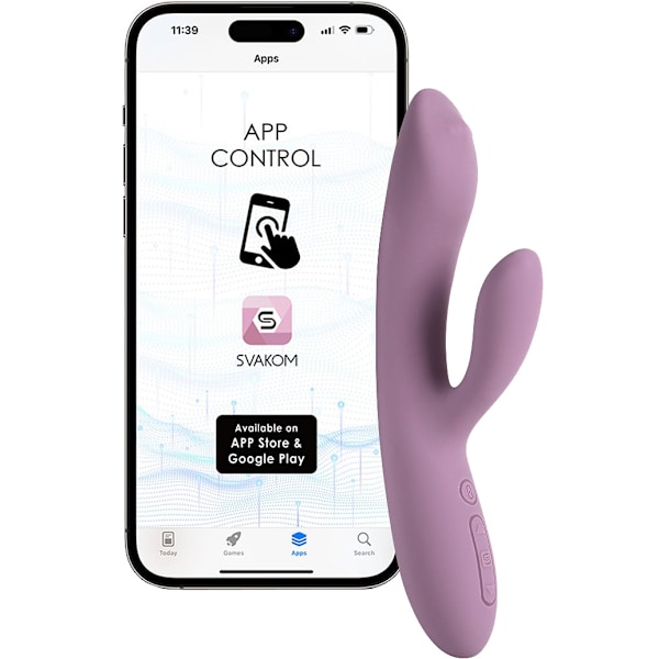 Svakom Connexion: Trysta Neo, Interactive Rabbit with G-Spot ... Lila