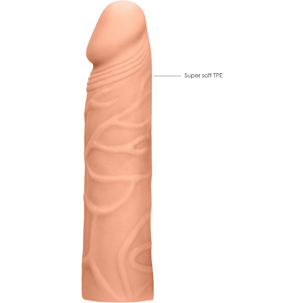 RealRock Skin: Penis Extender Ljus hudfärg 17,5 cm