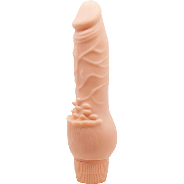 Barbara Clark: Realistisk Multi-Speed Vibrator, 19.5 cm Ljus hudfärg