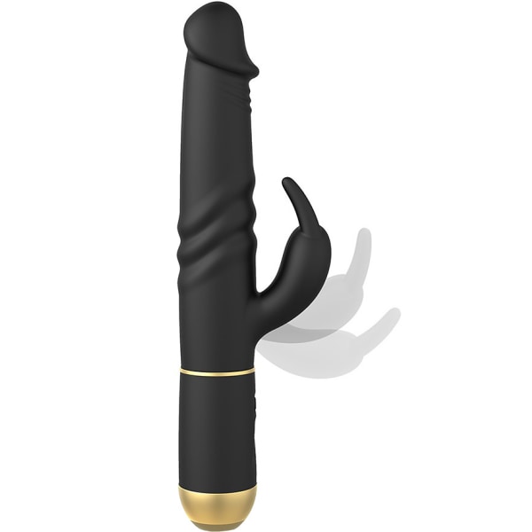 Marc Dorcel: Furious Rabbit 2.0, Vibrator med Thrusting & Rotation Svart