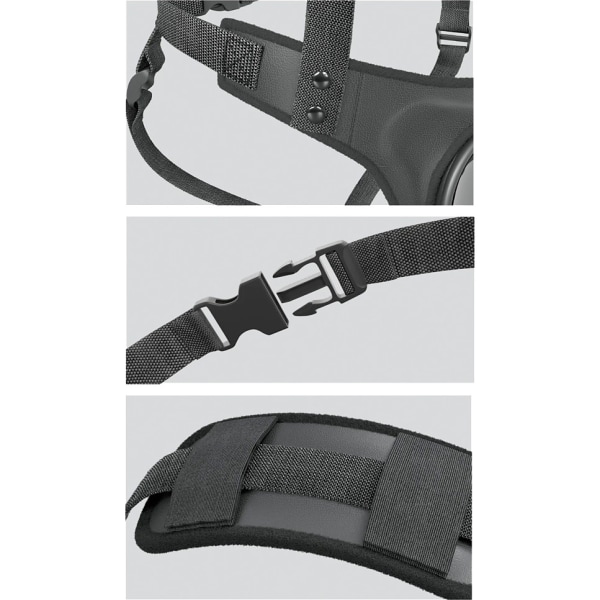 Pipedream: Body Dock Harness System, Strap-On Suspenders Svart