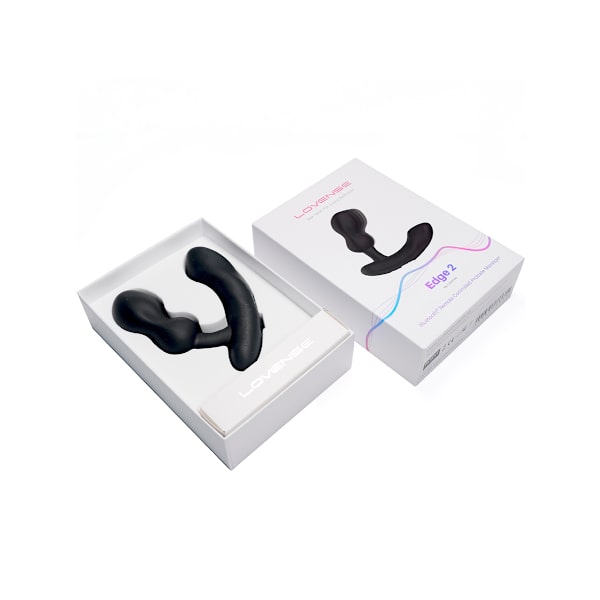 Lovense: Edge 2, Bluetooth Prostate Massager Svart