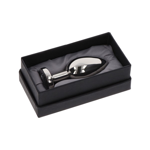 Playhouse: Weighted Steel Butt Plug Silver Medium