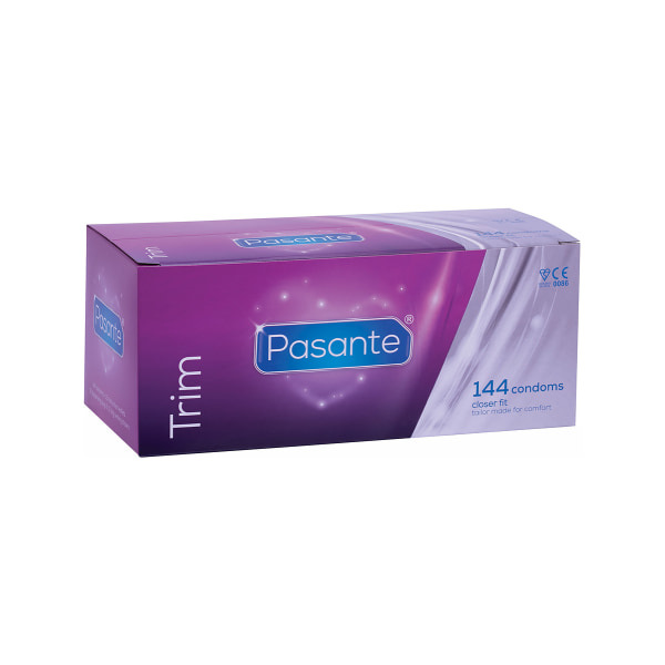 Pasante Trim: Condoms, 144-pack Transparent