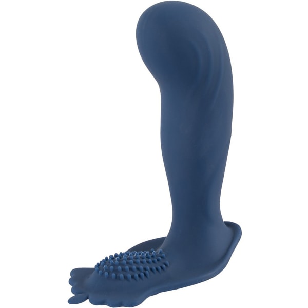 You2Toys: Vibrating Butt Plug with Nubs Blå