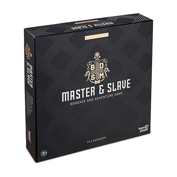 Tease & Please: Master & Slave, Bondage Game, Edition Deluxe Svart