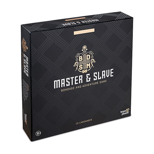 Tease & Please: Master & Slave, Bondage-spil, Deluxe-udgave Svart