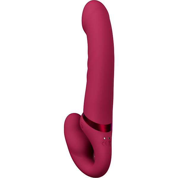 Lovense: Lapis, Bluetooth Vibrating Strapless Strap-on Dildo Rosa