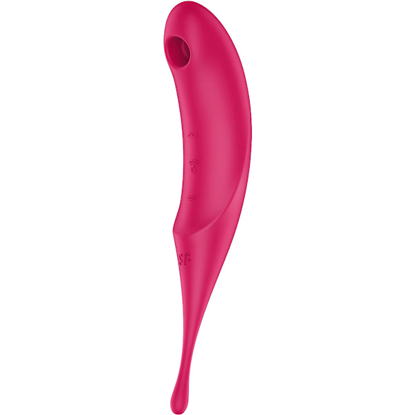 Satisfyer: Twirling Pro, Hybrid Air Pulse Vibrator Röd