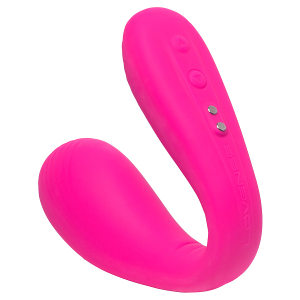 Lovense: Dolce, Bluetooth Adjustable Dual Vibrator Rosa