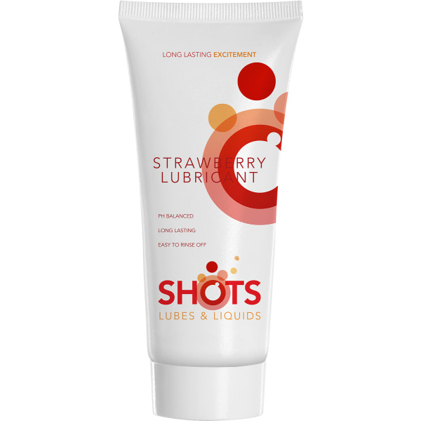 Shots Lubes & Liquids: Strawberry Lubricant, 100 ml