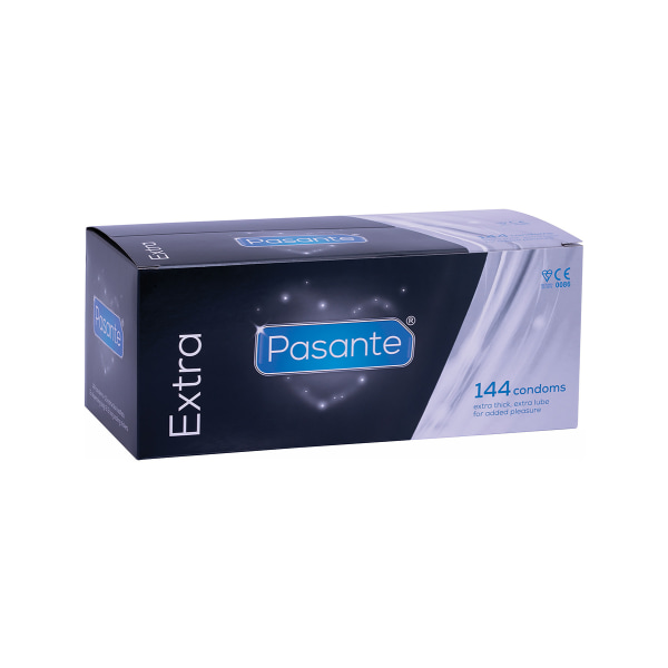 Pasante Extra: Kondomer, 144-pack Transparent