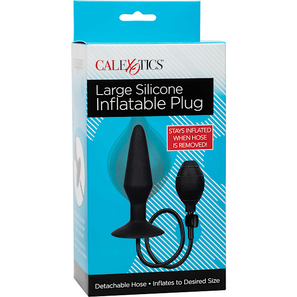 California Exotic: Silicone Inflatable Plug Svart Large