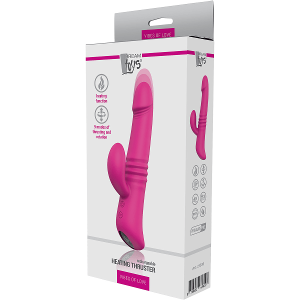 Dream Toys: Vibes of Love, Rechargeable Heating Thruster, mag... Rosa
