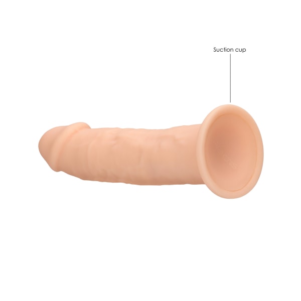 RealRock Ultra: Silikoni Dildo / Dual Density Ljus hudfärg