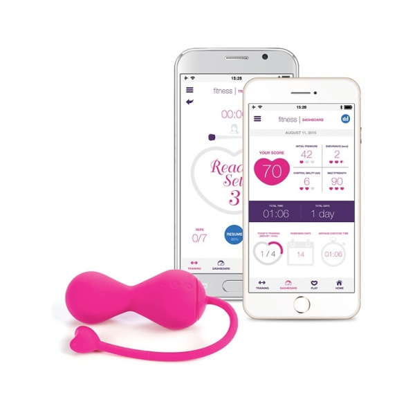 OhMiBod: Lovelife Krush, Smart Kegel Fitness Rosa