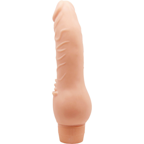 Barbara Clark: Realistisk Multi-Speed Vibrator, 19.5 cm Ljus hudfärg