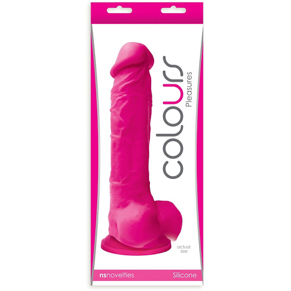 NSNovelties: Colours Pleasures Large Dildo, 24 cm, rosa Rosa