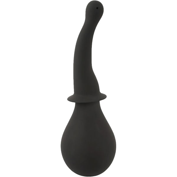Black Velvets: Silicone Douche with 4 Attachments Svart