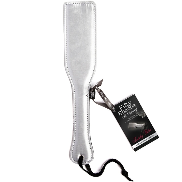 Fifty Shades of Grey: Twitchy Palm, Spanking Paddle Silver, Svart