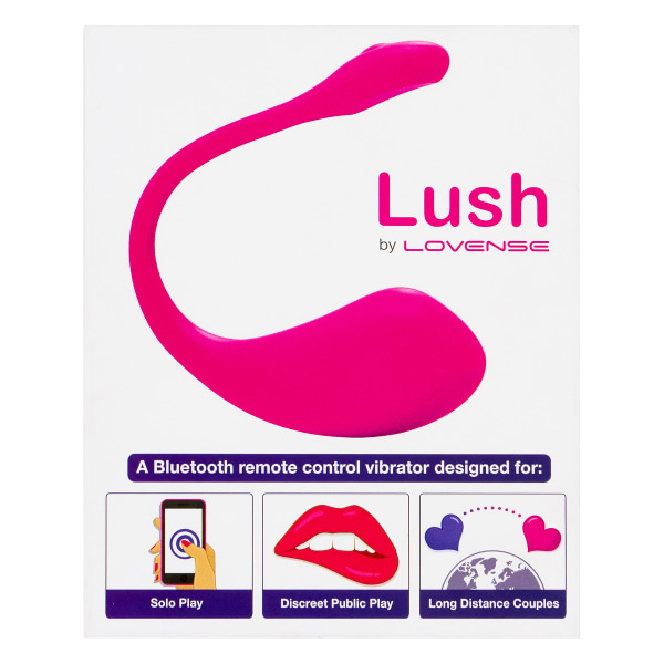 Lovense: Lush 2, Bluetooth Vibrator Rosa