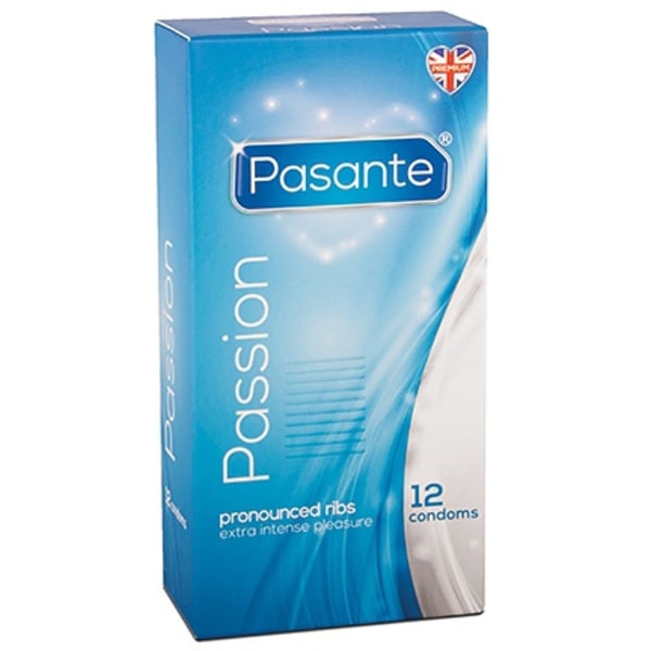 Pasante Passion: Kondomit, 12-pakkaus Transparent