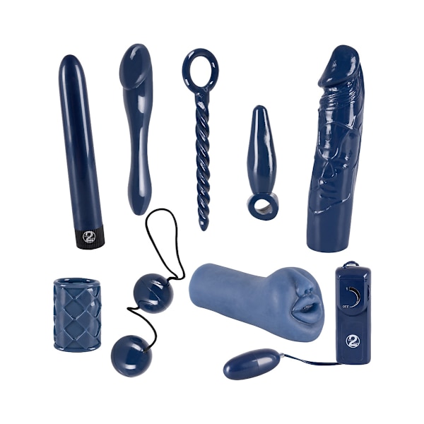 You2Toys: Midnight Blue, 9-Piece Set Blå