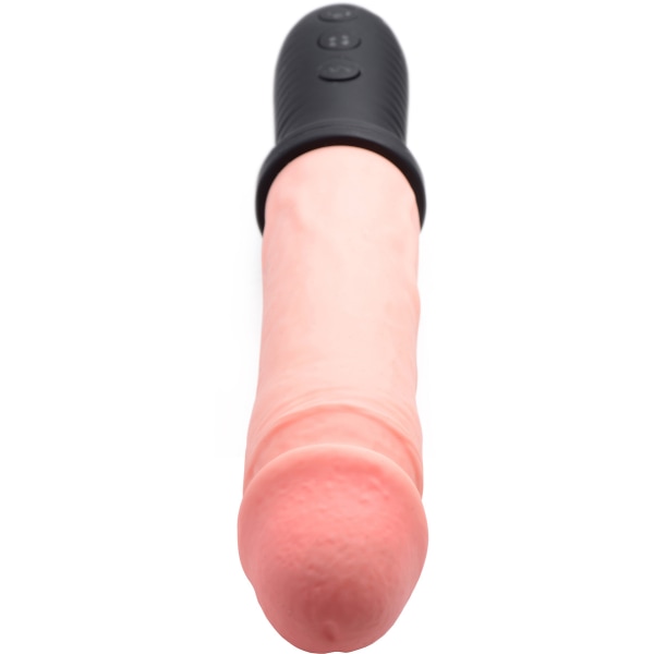 XR Master Series: 8X Auto Pounder, Thrusting Dildo Ljus hudfärg