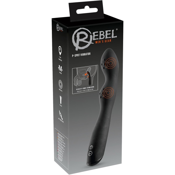 Rebel: P-Spot Vibrator Svart