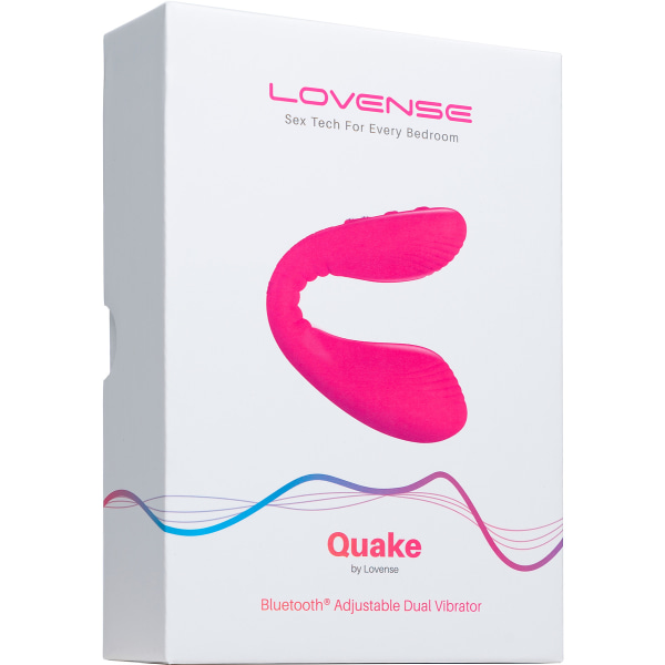 Lovense: Dolce, Bluetooth Adjustable Dual Vibrator Rosa