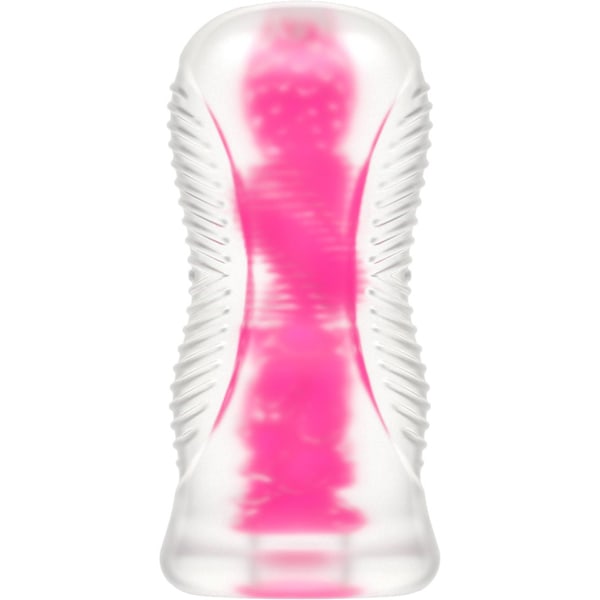 LoveToy: Lumino Play Stroker, Pink Glow Rosa, Självlysande, Transparent