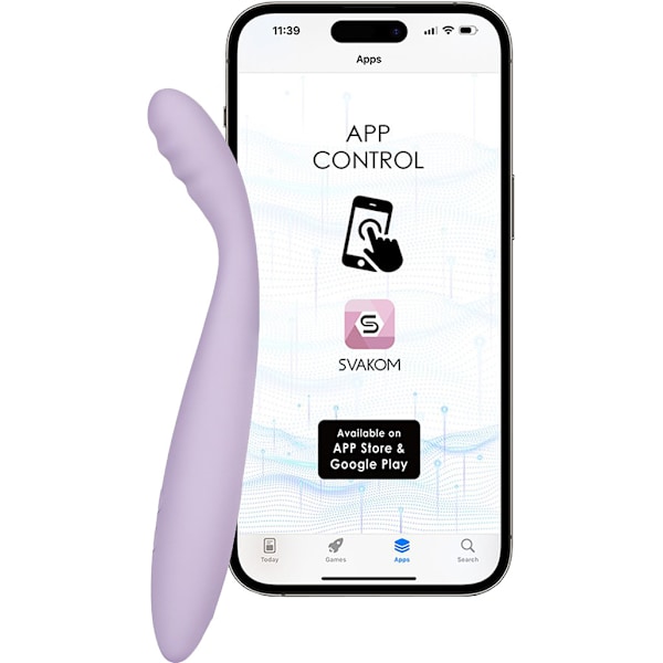 Svakom: Cici 2, App-Controlled Slim G-Spot Vibrator Lila