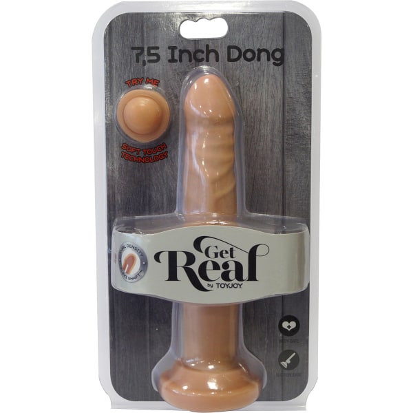 Toy Joy: Get Real, Dual Density Dong, 21 cm Ljus hudfärg