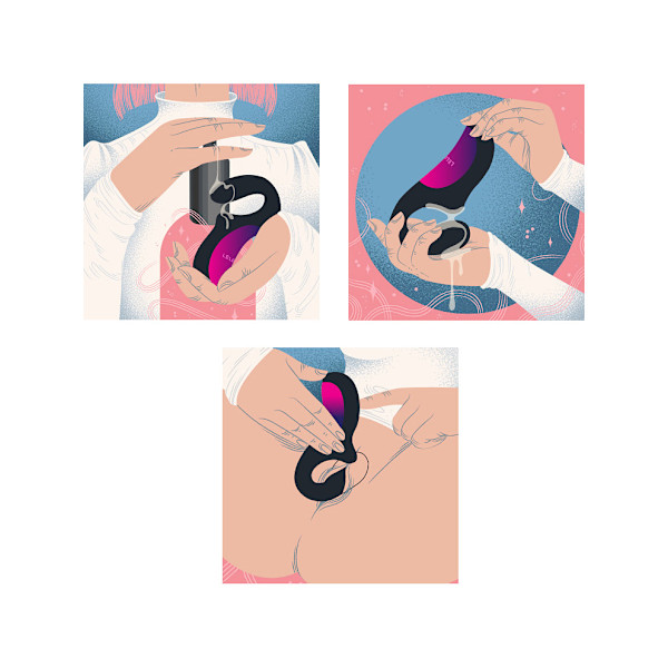 LELO: Enigma Wave, Trippelstimulerande Vibrator Svart