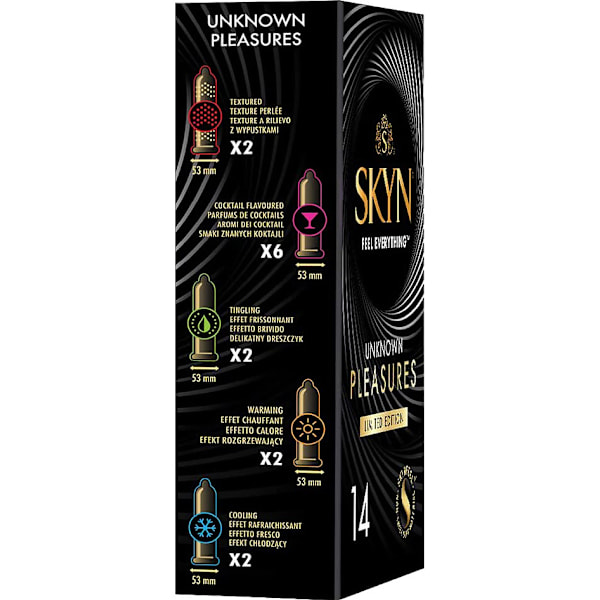 Manix Skyn: Unknown Pleasures Kondomer, 14-pack Transparent