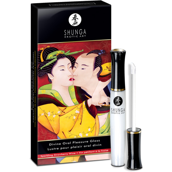 Shunga: Divine Oral Pleasure Gloss, Sparkling Strawberry Wine