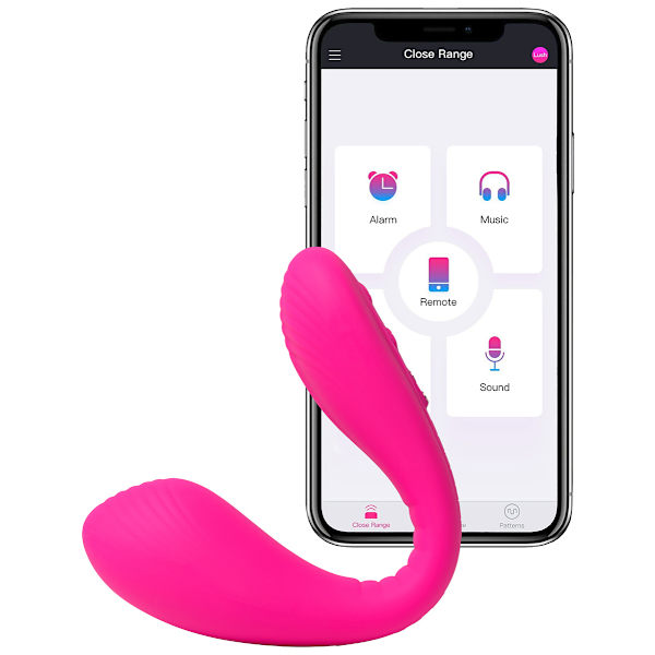 Lovense: Dolce, Bluetooth Adjustable Dual Vibrator Rosa