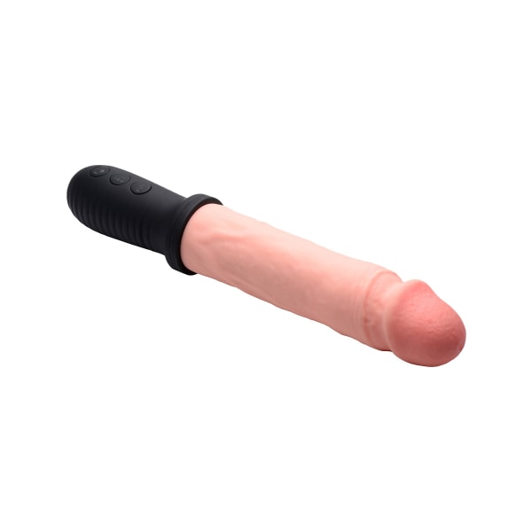 XR Master Series: 8X Auto Pounder, Thrusting Dildo Ljus hudfärg