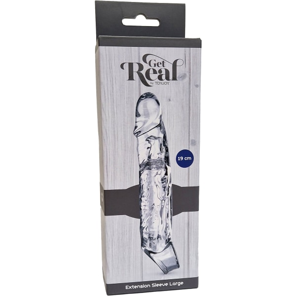 Toy Joy: Get Real Extension Sleeve Transparent Large