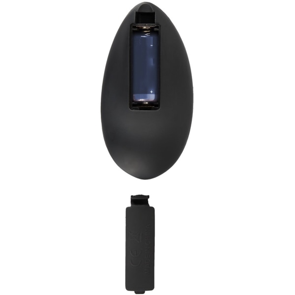 Black Velvets: Remote Controlled Vibrating Plug Svart