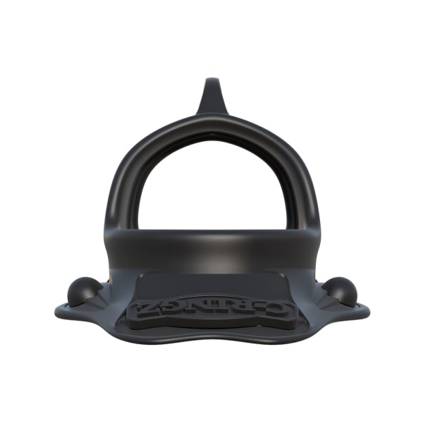 Pipedream C-Ringz: Rock-Hard Ring & Ball Stretch Svart