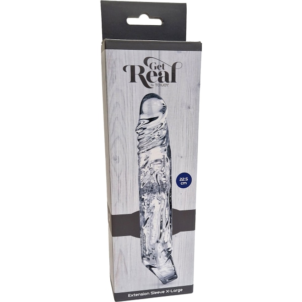 Toy Joy: Get Real Extension Sleeve Transparent X-large