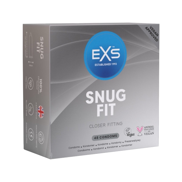 EXS Snug Fit: Condoms, 48-pack Transparent