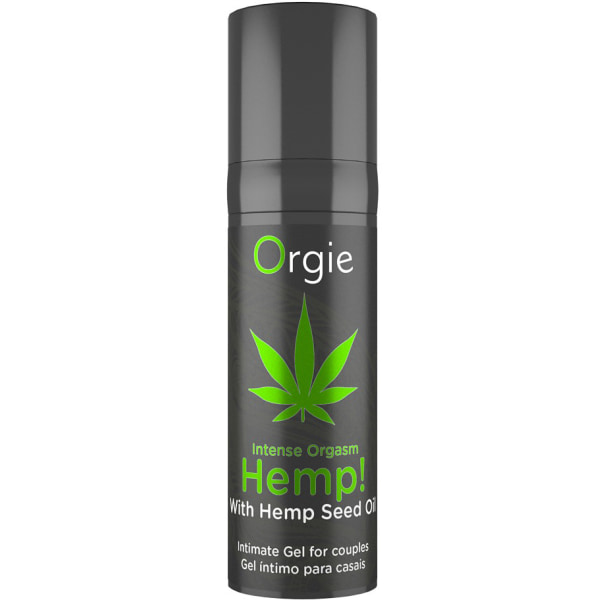 Orgie: Intense Orgasm Hemp, Intimate Gel for Couples Transparent