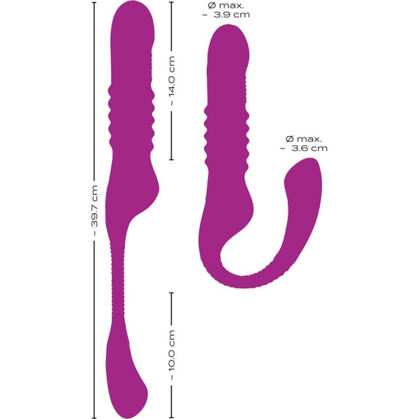 JAVIDA: 3 Function Vibrator Lila