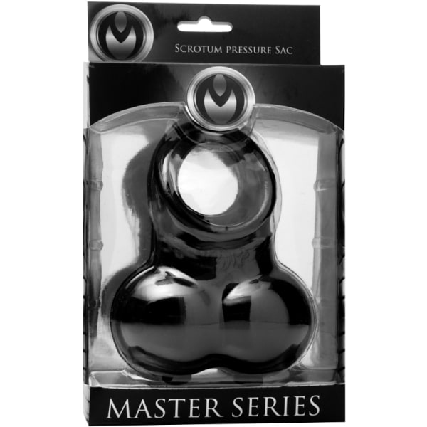 XR Master Series: Squeeze My Sac, Scrotum Erection Enhancer Svart